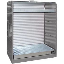 Bauer Rollladenschrank Stahlblech grau