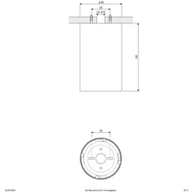 EVN Lichttechnik LED-Anbauleuchte 10W Schwarz