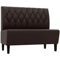 BIG Möbel GmbH Gastro Sitzbank Paris Diamond | 120 cm breit | braun | Polsterbank