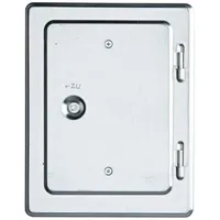 Upmann GmbH & Co. KG Kamintür K20/4 Stahl 20 x 14 cm transparent