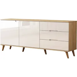 OTTO home Sideboard Lund 180 x 75 x 40 cm Weiß