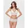 Only Bustier BH ohne Bügel | Lace Triangel Bra ONLCHLOE | Cups Breite Träger Crop Top, Farben:Weiß, Größe:L - L