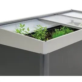 Biohort Frühbeetaufsatz 200 x 23 x 101 cm Quarzgrau