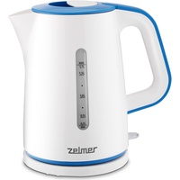 Zelmer ZCK7620B Wasserkocher 1,7 l 2200 W Blau, Weiß