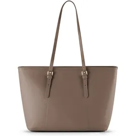 lazarotti Bologna Leather Shopper Taupe