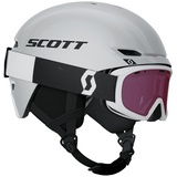 Scott Combo Hlmt Keeper 2+Goggle Jr Witty - Ki., white 0002 (S (51-54cm))