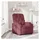 vidaXL Massagesessel mit verstellbarer Rückenlehne Polyester 50 x 93,5 x 50 cm Weinrot