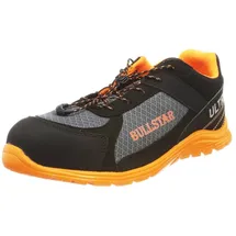 BULLSTAR Sicherheitsschuh ULTRA S1PS (Farbe schwarz/orange, Größe 43,