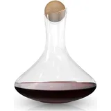 Intirilife Glas Karaffe mit 1.8 Liter Serviergefässe, Transparent