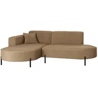 Kaiser möbel Ecksofa, Sofa L-Form Designer Modena Rein stoff