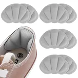 AFCJLTO 8x (4 Paar) Premium Fersenpolster in Grau - Fersenschutz und Schuhfüller für Männer und Frauen, Fersenkissen & Heel Protector Pads für Stiefel und Schuhe