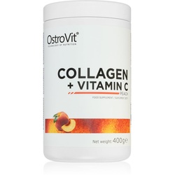 OstroVit Collagen + Vitamin C Pulver mit Kollagen Geschmack Peach 400 g