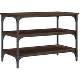 vidaXL Schuhbank 70 x 38,5 x 49 cm braun / braun