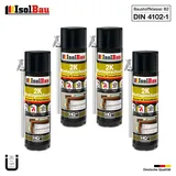 2K Montageschaum Bauschaum Zargenschaum 4 x 400ml PU Schaum Schnellschaum