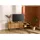 MASSIVMOEBEL24.DE Marrakesch TV-Lowboard 180x40x55 cm Natur Lackiert Schwarz/Holz, Metall, Massivholz