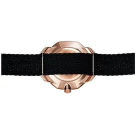 D1 Milano Damen Armbanduhr Perlonband Armband 36 mm SSPL02 - Black - One Size