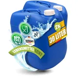 Kosmetex 2X 30L Kanister Blau, Geschmacksneutral, Wasserkanister für Wasser & Getränke lebensmittelecht & BPA frei, für Outdoor, Camping, Haushalt & Gewerbe | Made in Germany