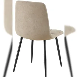 CLP 4er Set Esszimmerstuhl Tilde, taupe/Cord