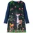 vidaXL Kinderkleid mit Langen Ärmeln Marineblau 128
