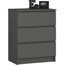 milord furniture Highboard K60 60 x 77 x 40 cm Grau