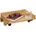 Relaxdays Nachttisch Bettablage 36 x 11,5 x 24,5 cm Hellbraun