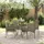 vidaXL Garten Essgruppe 5-tlg. Grau