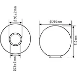 ESYLUX EL10026157 Ersatzglas