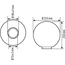 ESYLUX EL10026157 Ersatzglas