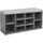 Hti-Living Schuhregal 104 x 48 x 30 cm grau / grau