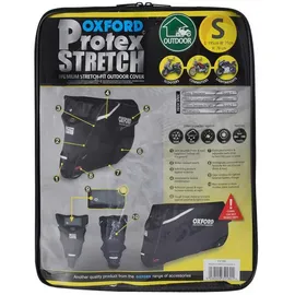 Oxford Protex Stretch-Fit Outdoor Premium Motorrad Abdeckplane Schutzhülle Größe L