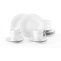 SELTMANN WEIDEN Trio Kaffeeservice 18-tlg. T weiß