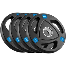 REBEL Hantelscheiben-Set Gusseisen 4x5 kg schwarz Olympic 51 mm