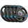 REBEL Hantelscheiben-Set Gusseisen 4x5 kg schwarz Olympic 51 mm