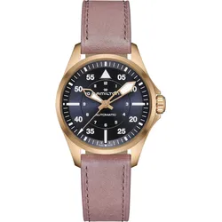 Hamilton H76245840 Damenuhr Khaki Aviation Pilot Automatik Rosé 36 mm