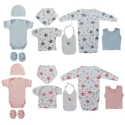 Baby-Geschenk-Set DKD Home Decor 0-6 Monate Baumwolle (2 pcs)