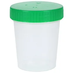 URINBECHER 100 ml sterilisierbar mit Deckel grün 1 St