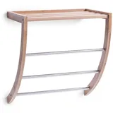 Zeller Present Handtuchhalter in braun - B/H/T ca. 24,00x40,00x38,00