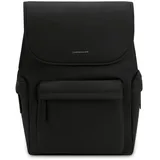 Kapten & Son Rucksack Viborg All Black | Damen & Herren | Minimalistischer & Funktionaler 14L Daypack | Ideal für Uni, Schule, Büro | Vegan & Wasserabweisend | 16" Laptopfach - Alltagstauglich