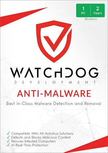 Watchdog Anti-Malware Vollversion  ; 5 Geräte 2 Jahre