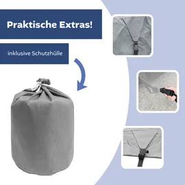 Lemodo Dachschutzplane für Wohnmobile S 600 cm Grau