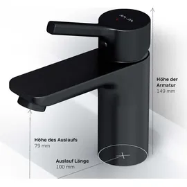 AM.PM X-Joy S Einhandmischer Mattschwarz