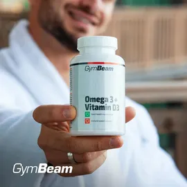 GymBeam Omega 3 + Vitamin D3 Kapseln 90 St.