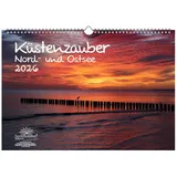 Seelenzauber Küstenzauber Nord- und Ostsee DIN A3 Kalender für 2026 Urlaub Meer Küste - Seelenzauber