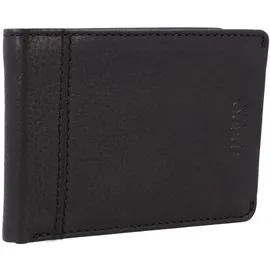 mano Don Montez Geldbörse Leder 12 cm - Schwarz