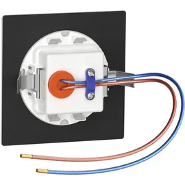 ledscom.de LED Treppenlicht/Wandeinbauleuchte FEX für innen und außen, eckig, 85 x 85mm, kaltweiß