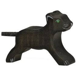 Holztiger Tierfigur HOLZTIGER Panther aus Holz - klein