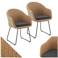 Juskys Rattan Korbsessel Cody