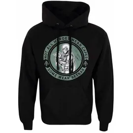 Star Wars Hoodie Mandalorian Wear Beskar Hoodie Baby Yoda Din Djarin schwarz S