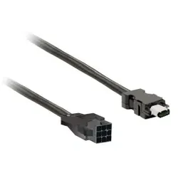 Schneider Electric VW3M8D1AR30 Encoder-Kabel 3m geschirmt, Anschluss für BCH2.B/.D/.F, CN2 Stecker