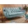 KAWOLA 2-Sitzer Charme Cord hellblau